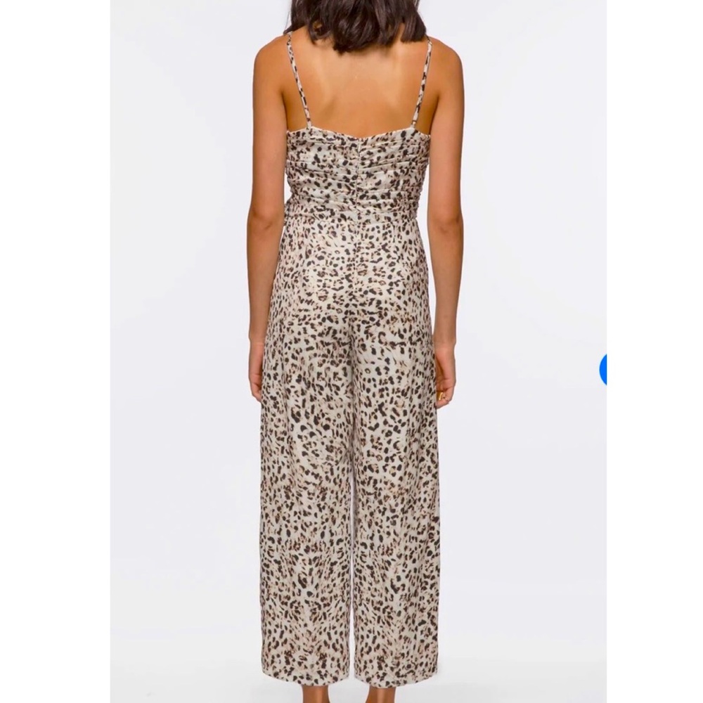 Greylin Tasha Leopard Print Wrap Front Jumpsuit I… - image 3